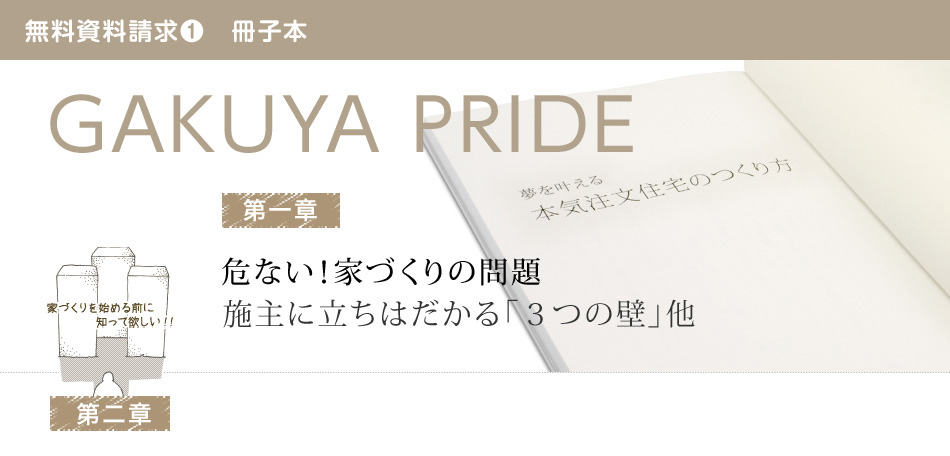 冊子本『夢を叶える本気住宅のつくり方』